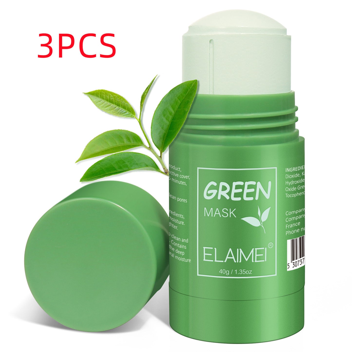 Green Tea Clay Mask Stick – Deep Cleansing & Oil Control
